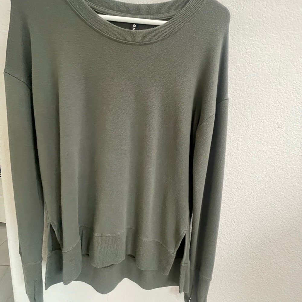 Olive Green Long Sleeve Sweater